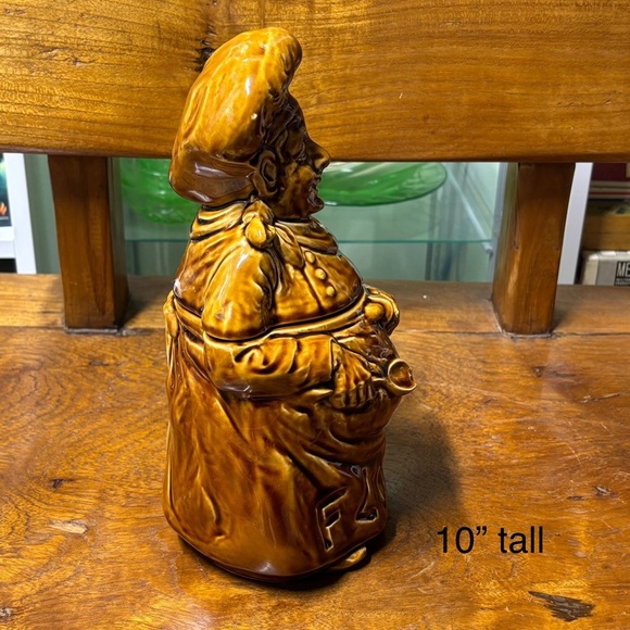 Vintage glazed ceramic Sadler, England flour kitchen canister - Picture 2 of 9